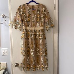 Bohme Floral formal dress size Large